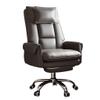 High-Back Gaming Office Chair with Footrest, Gray view 1