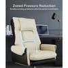 High-Back Gaming Office Chair with Footrest, Gray view 3