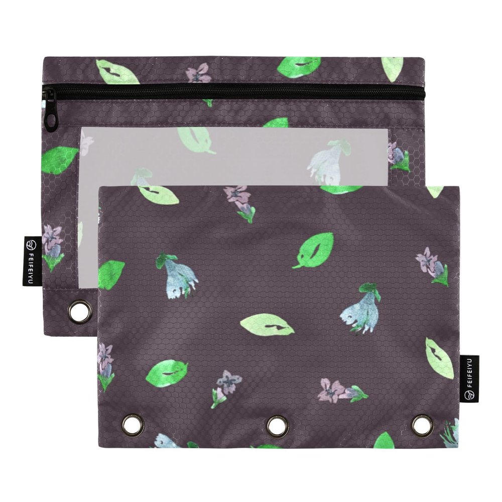Paisley Pattern 3-Ring Binder Pocket Folder