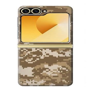 Army Desert Tan Coyote Camo Case for Samsung Galaxy Z Flip 6 and Flip 7 FE