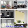 Blackout Roller Blind for Windows, No-Drill Clamp-Fit, 95 x 140 cm, Purple view 3