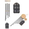 CSIVKEJ Leaf Wind Chime, 50.5 cm, 6 Aluminum Alloy Tubes view 1