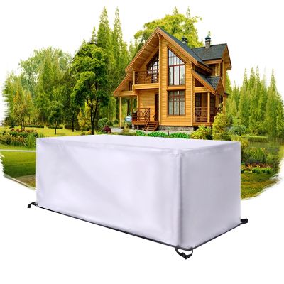 HNBFKD Patio Furniture Cover 220 x 200 x 85 cm, 420D Oxford Fabric, Silver