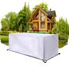 HNBFKD Patio Furniture Cover 220 x 200 x 85 cm, 420D Oxford Fabric, Silver view 1
