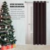 GAIFNAG Blackout Curtain 270 x 140 cm, Brown view 2