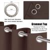 GAIFNAG Blackout Curtain 270 x 140 cm, Brown view 4