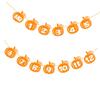 Ciieeo 1-Set Birthday Party Banner, 0–12-Month Pumpkin Bunting with Wooden Clips view 1