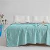 Chickwin Quilted Reversible Bedspread, Solid Mint Green, 150 x 200 cm view 2