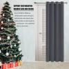 GAIFNAG Living Room Blackout Curtain, 250 x 90 cm, Thermal Insulating, Dark Gray view 2