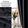 GAIFNAG Living Room Blackout Curtain, 250 x 90 cm, Thermal Insulating, Dark Gray view 3
