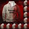 RUMAOZIA Halloween Problem Graphic Men's Oversized Sweatshirt view 2
