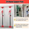 Vibeo Ceiling Supports, 2-Pack, Cabinet Lifter, Adjustable Support Pole, Red, M view 2