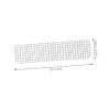 Self-Adhesive Fly Screen Repair Patches, 25-Piece, PVC, Gray view 4