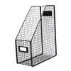 Creative Black Iron Storage Rack for Books and Files view 1