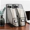 Creative Black Iron Storage Rack for Books and Files view 4