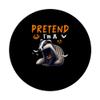 Pretend I'm a Badger Halloween Costume PopSockets with Interchangeable PopGrip view 3