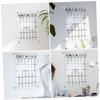 Transparent Acrylic Hanging Whiteboard for Weekly Planning view 3