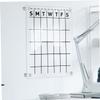 Transparent Acrylic Hanging Whiteboard for Weekly Planning view 4
