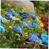 FUNOMOCYA 20-Piece PVC Artificial Butterfly Garden Stakes view 3