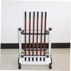 HONMEET Aluminum Fishing Rod Holder with 12 Slots, Sturdy Base, and Easy Expandability, Corrosion-Resistant view 2