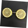 WRITWAA 2-Piece Funny Lemon Glasses for Parties, Costume Events, Photography, and Beach Gatherings view 2