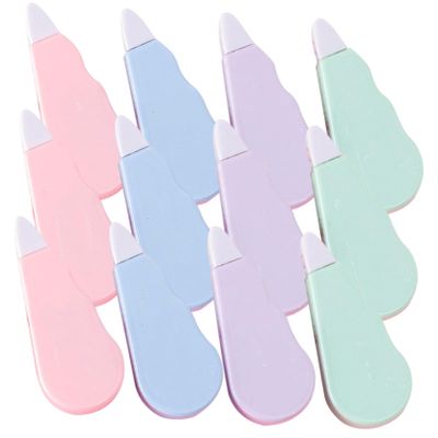 CAXUSD Small Correction Tape, 12-Piece Set, Plastic Resin, for Students