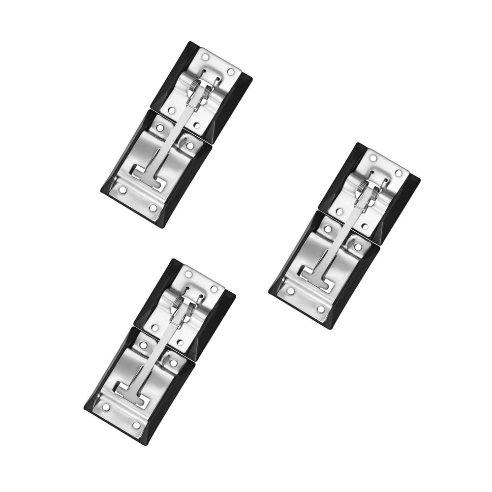 SOLUSTRE 3 Pairs T-Style Door Holders with Snap Mechanism for RVs and Trucks