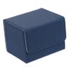 HONMEET 1-Piece PU Leather Card Storage Box, Blue view 1