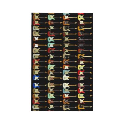 Colorful Guitar Waffle Kitchen Towel Set