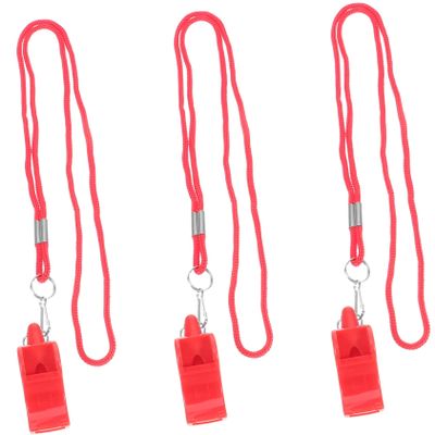 HANABASS 9-Piece Safety Whistles with Lanyards