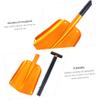 BESPORTBLE 360° Ice Scraper Car Folding Aluminum Shovel, Lightweight and Space-Saving for Winter Use, Random Color view 3