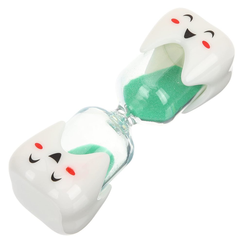 Toothbrushing Hourglass Timer, Glass and Plastic