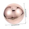 SEWOART Polished Stainless Steel Reflective Garden Sphere view 2