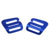 2-Piece 2.5 cm G-Hook Outdoor Webbing Buckles for Backpack Straps, 25 mm, Blue view 4
