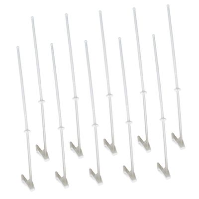 Parliky Car Window Flag Holders, 10-Piece Plastic Clips