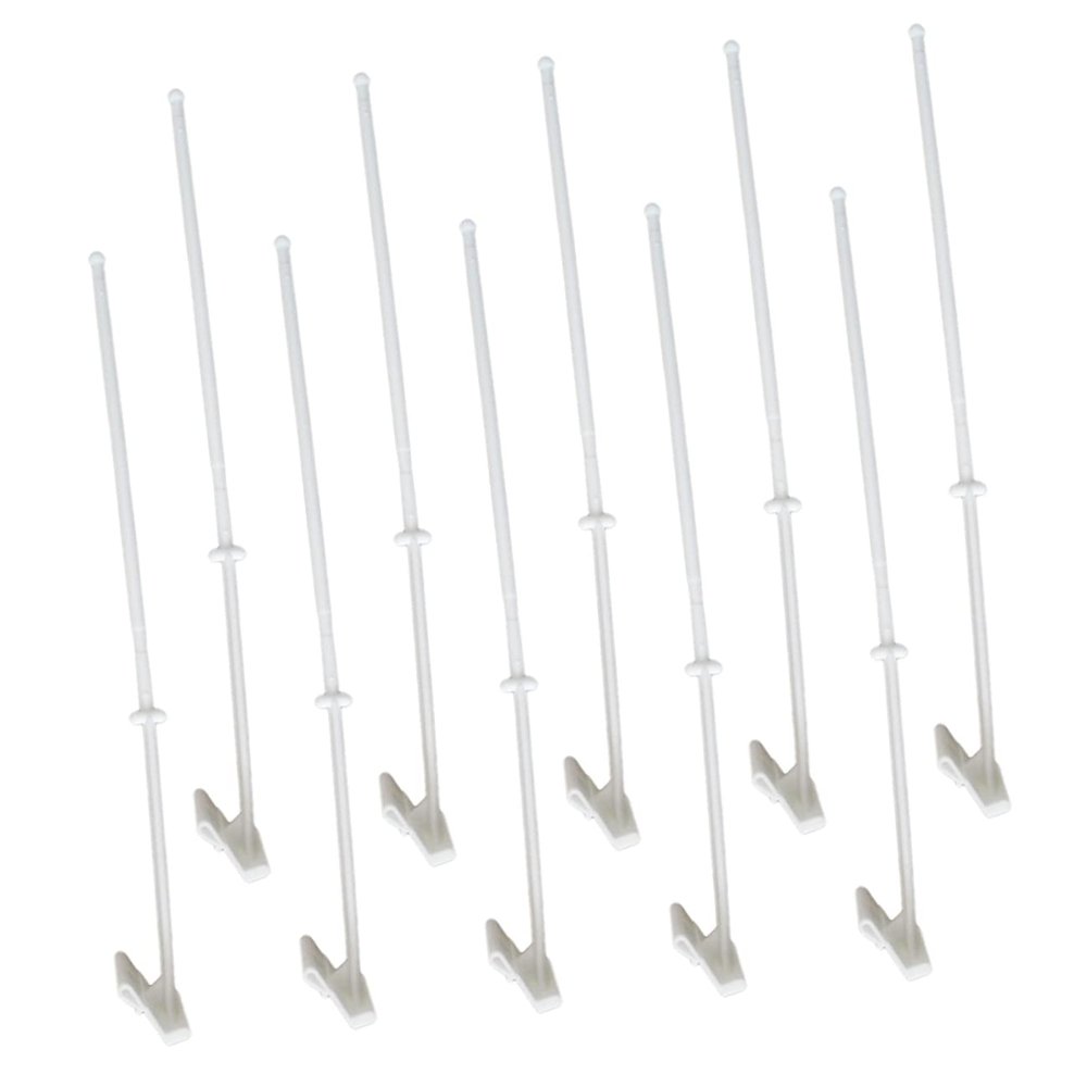 Parliky Car Window Flag Holders, 10-Piece Plastic Clips