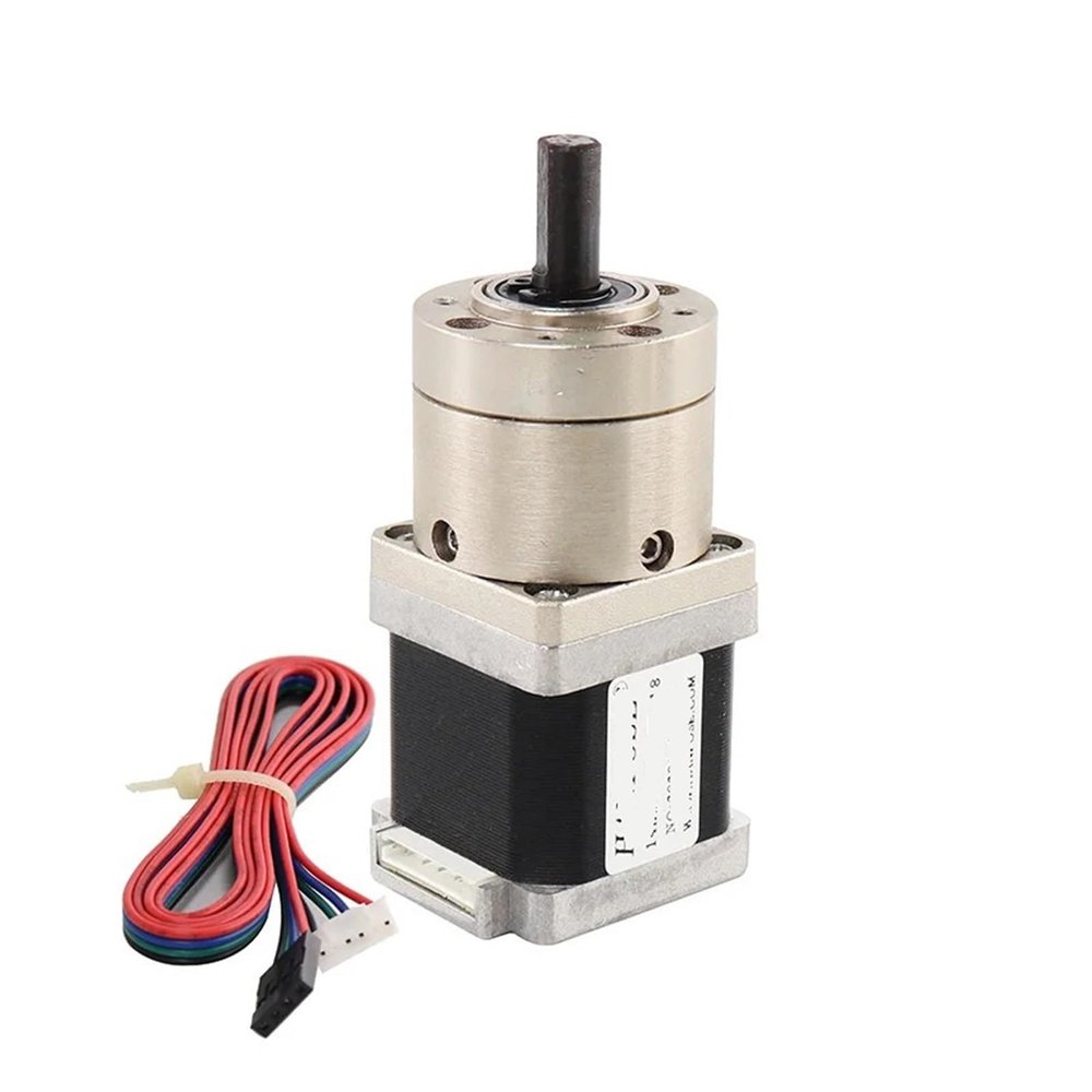 IONQXIDLD Stepper Motor Extruder Gearbox 14HS4012-PG 51-1 Stepper Motor Gear Ratio, Optional 4 Connectors (Ratio 139-1)