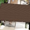Balcony Shade Sail 575 x 750 cm, Breathable HDPE, 98% UV Protection, Brown view 1