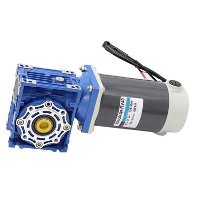 12V/24V 300W DC Geared Motor, Double Reduction, Adjustable Speed, Reversible Worm Motor, 1 Piece