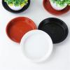 QAUUCP 3-Piece Plastic Round Plant Saucers, 8-Inch, Black view 4