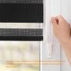 Blackout Roller Blind with Clamp-Fix, 75 x 160 cm, Black view 3