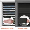 Blackout Roller Blind with Clamp-Fix, 75 x 160 cm, Black view 4