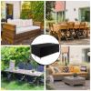 HNKDKJ Outdoor Patio Furniture Cover, Waterproof, Windproof, UV-Resistant, 140 x 70 x 90 cm, Black view 4