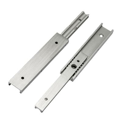 WANGCEPLSD Two-Section Aluminum Alloy Drawer Slides, 20 mm Wide, 30 cm, 1 Pair
