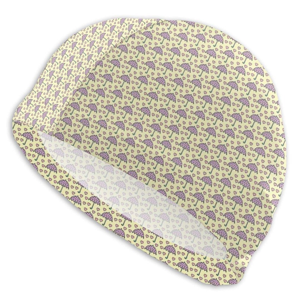 Stretchy Swim Cap with Surreal Ocean Fish Print