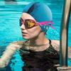 Elastic Swim Cap with Tropical Coast Design for Men, Women & Teens view 3