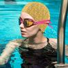 Elastic Swim Cap, Dessert Sketches: Ice Cream, Donut, Cake, Honey, Cupcake & Chocolate view 3