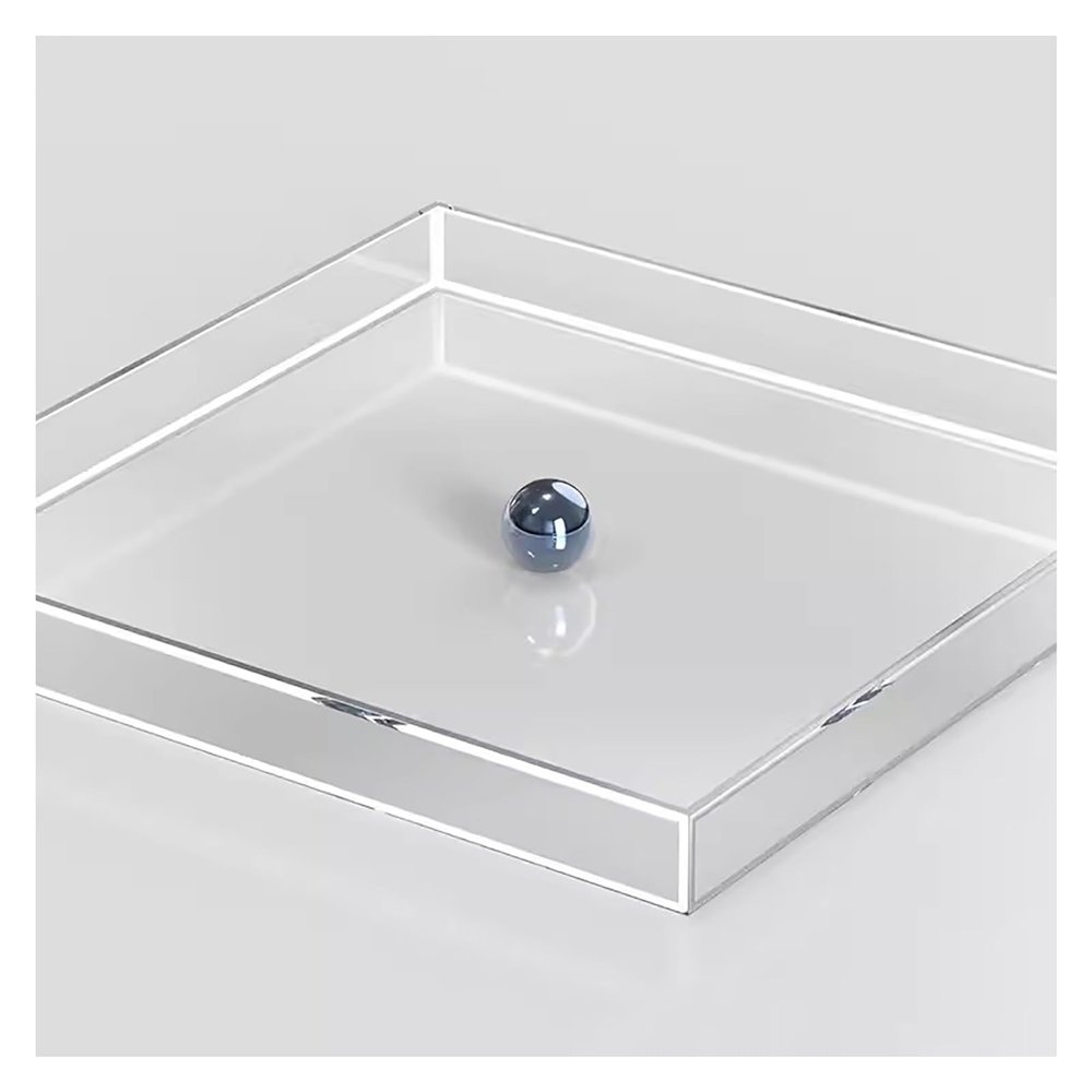 Highly Transparent Acrylic Display Box, Storage Box, Drawer Box, Decorative Building Block Box, Photo Tray (10 x 10 x 4 cm / 3.9 x 3.9 x 1.6 in)
