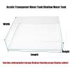 Highly Transparent Acrylic Display Box, Storage Box, Drawer Box, Decorative Building Block Box, Photo Tray (10 x 10 x 4 cm / 3.9 x 3.9 x 1.6 in) view 2