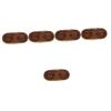 PRETYZOOM 5-Pack Wooden Pepper Mill Trays view 1
